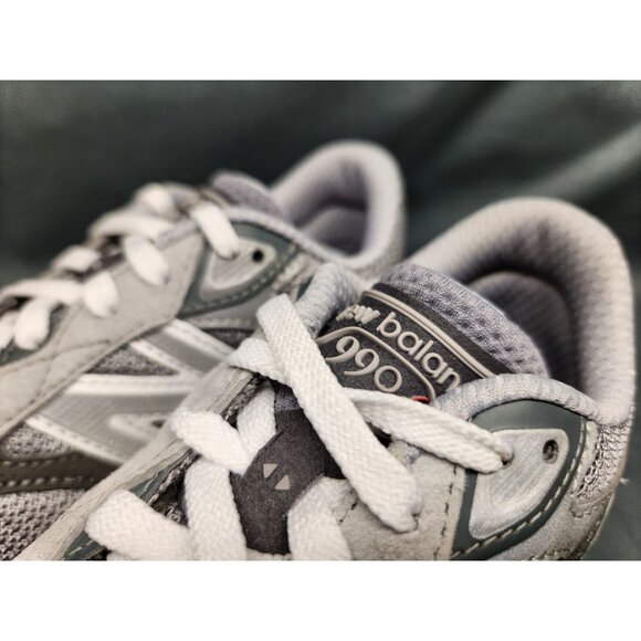 New Balance Boys Sneakers FuelCell 990v6 PC990GL6 Grey White Size 12 NEW NO BOX! - Picture 5 of 13
